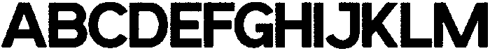 Fake Blur-Regular otf (400) Font UPPERCASE