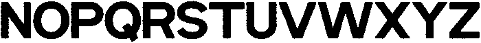 Fake Blur-Regular otf (400) Font UPPERCASE