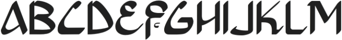 Fakodi-Regular otf (400) Font UPPERCASE