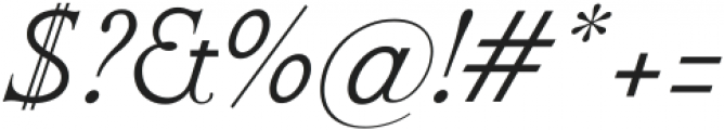 Falace Light Italic ttf (300) Font OTHER CHARS