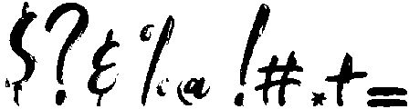 Falbench - SVG Font Regular otf (400) Font OTHER CHARS
