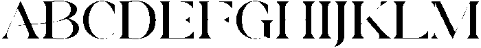 Faleys Regular otf (400) Font UPPERCASE