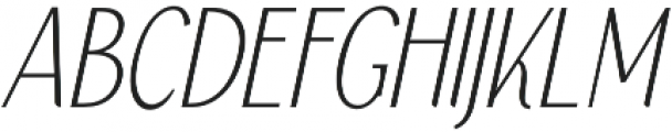 Falkin Sans Italic otf (400) Font UPPERCASE