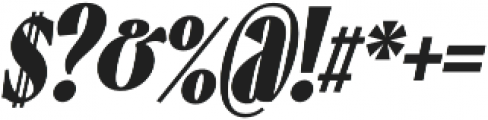 Falkin Serif Bold Italic otf (700) Font OTHER CHARS
