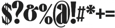 Falkin Serif Bold otf (700) Font OTHER CHARS