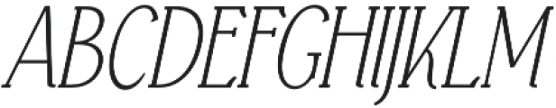 Falkin Serif Italic otf (400) Font UPPERCASE
