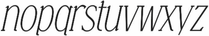 Falkin Serif Italic otf (400) Font LOWERCASE
