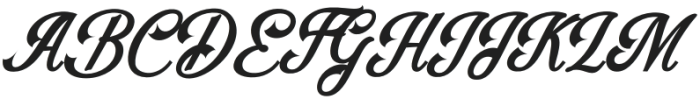 Falkosta Bold Italic otf (700) Font UPPERCASE