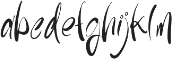 Fall in Dhove otf (400) Font LOWERCASE