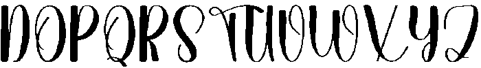 Falling Inlove Regular otf (400) Font UPPERCASE