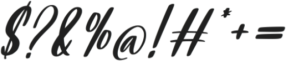 Falling Inlove Script Italic otf (400) Font OTHER CHARS