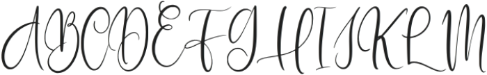 FallingAmour otf (400) Font UPPERCASE