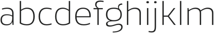 Famiar ExtraLight otf (200) Font LOWERCASE