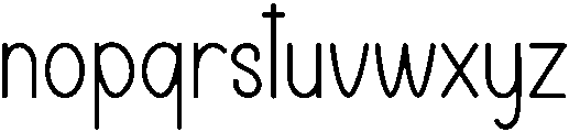 Family History Regular otf (400) Font LOWERCASE