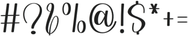 Family History Regular otf (400) Font OTHER CHARS