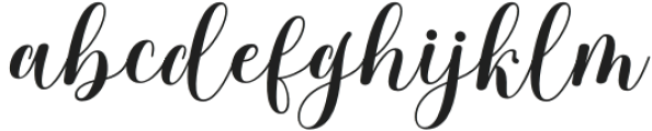 Family Queen Regular otf (400) Font LOWERCASE