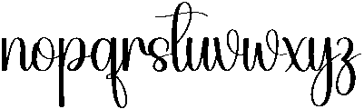 Family Regular otf (400) Font LOWERCASE