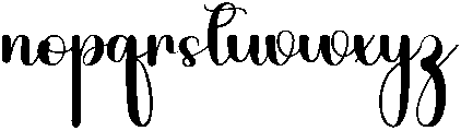 Family Regular otf (400) Font LOWERCASE