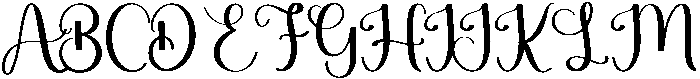 Family Regular otf (400) Font UPPERCASE