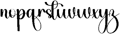 Family Regular otf (400) Font LOWERCASE