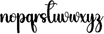 Family Regular otf (400) Font LOWERCASE
