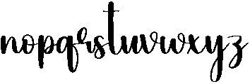 Family Regular otf (400) Font LOWERCASE