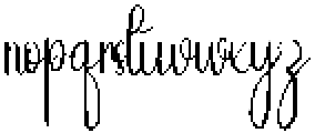 Family Regular otf (400) Font LOWERCASE