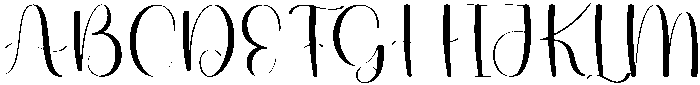 Family Signature Regular otf (400) Font UPPERCASE