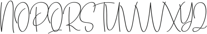 Family Signature Regular otf (400) Font UPPERCASE