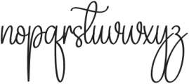 Family Signature Regular otf (400) Font LOWERCASE