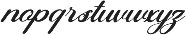 Famlyn Molteno Italic otf (400) Font LOWERCASE