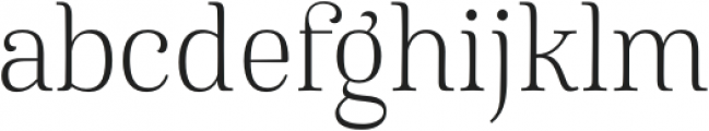Famosa Core Light otf (300) Font LOWERCASE