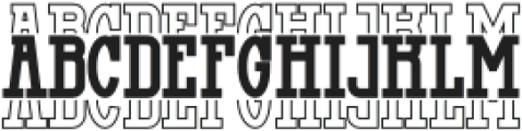 Famous Stacked Regular otf (400) Font UPPERCASE