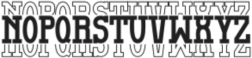 Famous Stacked Regular otf (400) Font UPPERCASE