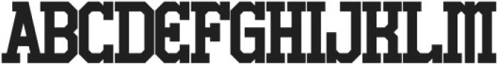 Famous Varsity Regular otf (400) Font UPPERCASE