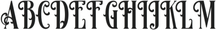 Famousflames otf (400) Font UPPERCASE