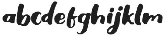 Famously Font Regular otf (400) Font LOWERCASE