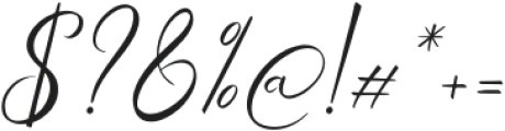 Famtehyo Italic otf (400) Font OTHER CHARS