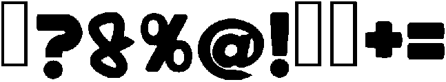 Fancy Bold Regular otf (700) Font OTHER CHARS