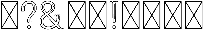 Fancy Regular otf (400) Font OTHER CHARS