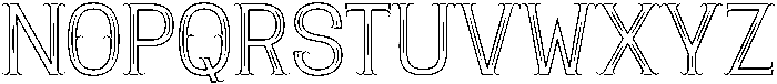 Fancy Regular otf (400) Font UPPERCASE
