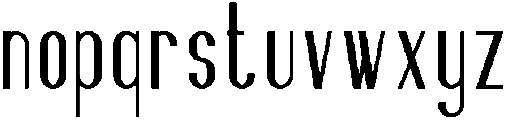 Fancy Regular otf (400) Font LOWERCASE