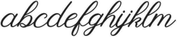 Fancy Script Font Regular otf (400) Font LOWERCASE