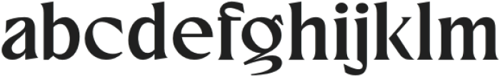 Fancyou Bold otf (700) Font LOWERCASE