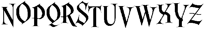 Fang Malic Regular otf (400) Font UPPERCASE