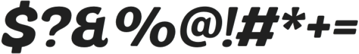Fangled Bold Italic otf (700) Font OTHER CHARS