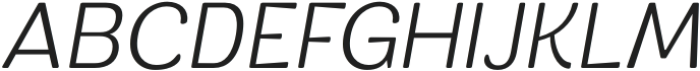 Fangled ExtraLight Italic otf (200) Font UPPERCASE