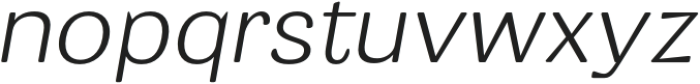 Fangled ExtraLight Italic otf (200) Font LOWERCASE