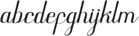 Fangogh Italic otf (400) Font LOWERCASE