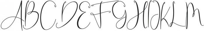 Fanish Signature Regular otf (400) Font UPPERCASE